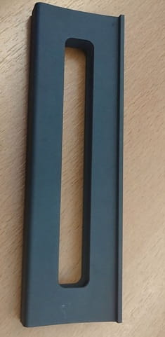 1 x Standard Griff an Glaspaneel