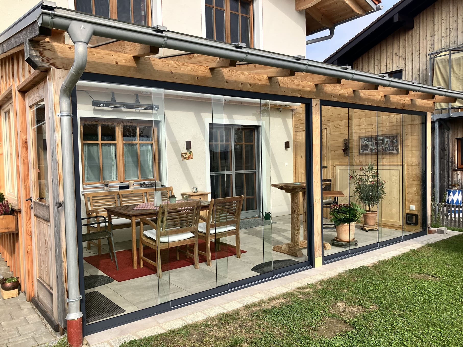 Glasschiebewand DELUXE Standard