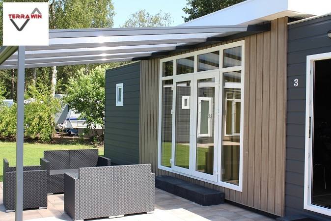 Terrassendach TerraEco Breite 400cm Anthrazit
