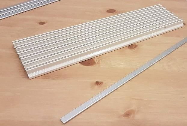 Austauschbare Laufspuren für einfache Wartung