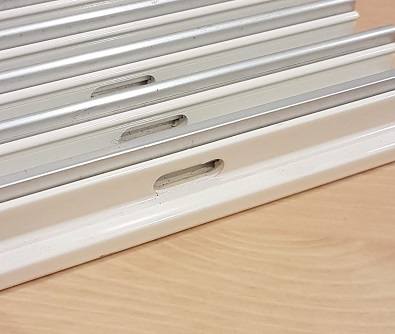 Wasserablauf in der Schiene – Regen wird kontrolliert abgeführt